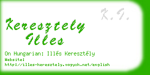 keresztely illes business card